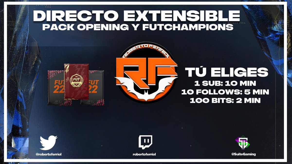 SuiteGaming's tweet photo. Potencia y profesionaliza tu presencia en Internet con @SuiteGaming 🔝

Editamos tus overlays y tus miniaturas de manera personalizada para que llegues al siguiente nivel 🎮 https://t.co/nMLU6HIUtP
