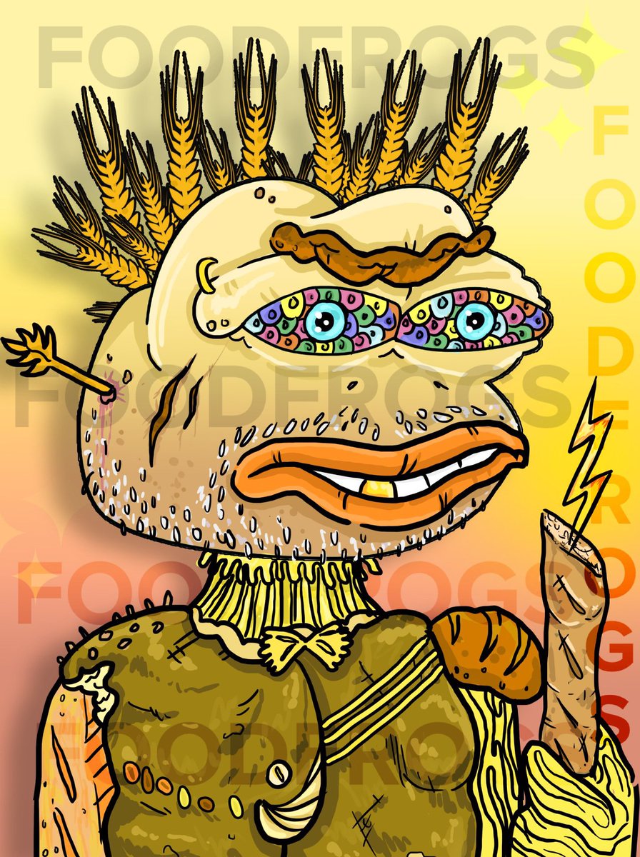 Make sure to watermark your nfts and frogs on social media so people can’t “right click save” and post a fake collection…
Here are 3 examples for <a href="/FoodFrogs/">Food frogs</a>