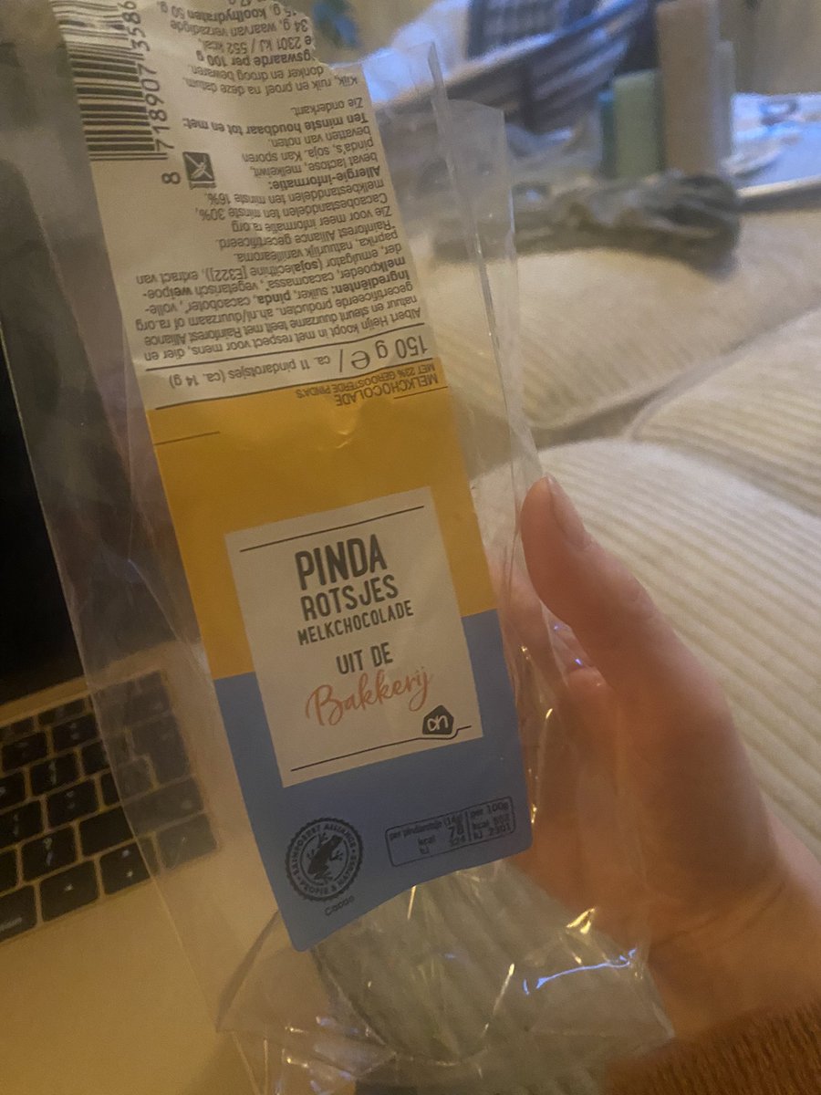 Net was ie nog vol?! #asjemenou (in my defence, het was maar 150 gram)