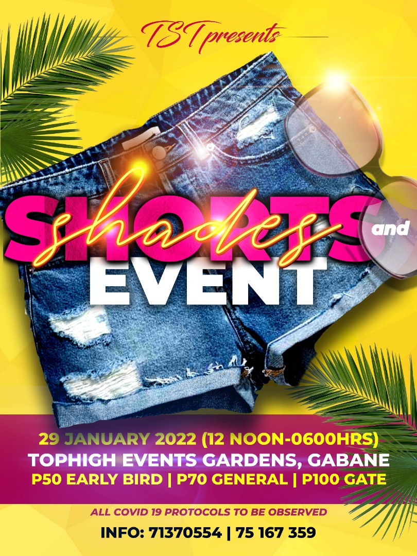 This is where it's at this saturday. Pull Up and let's have a good time. 

#ShortsAndShades🩳🕶
#Gabane
