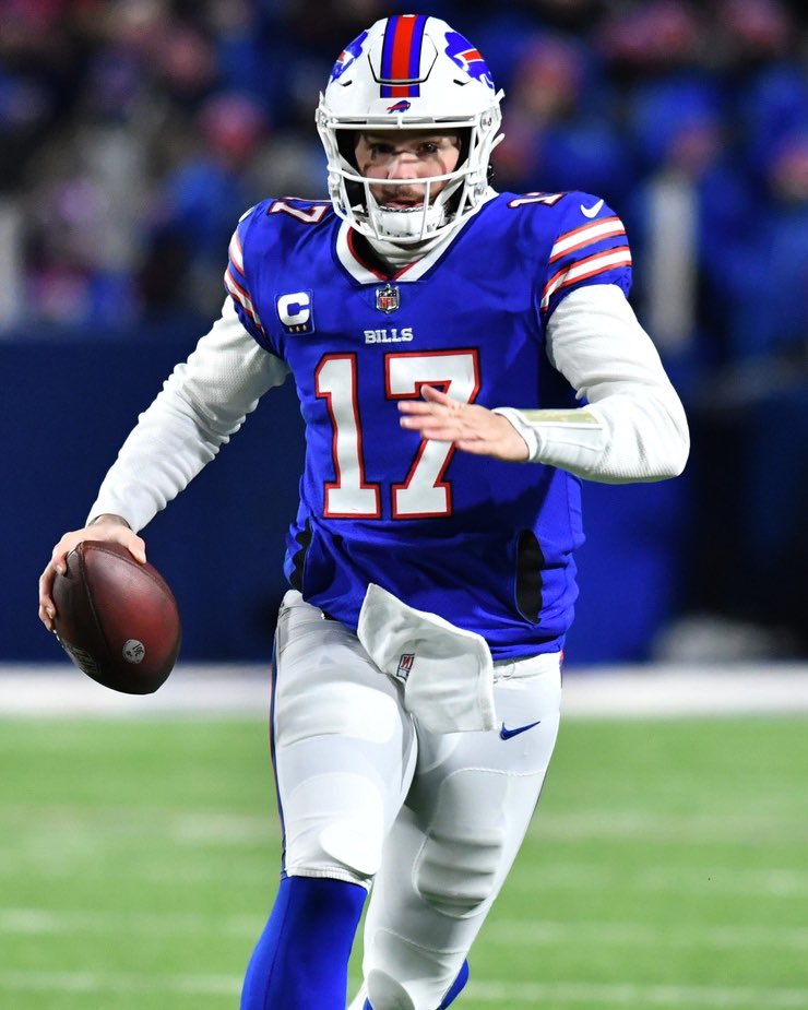 Josh Allen’s 95.8 grade this post season is the highest ever for a QB in the PFF era in the playoffs (since 2006) ⭐️