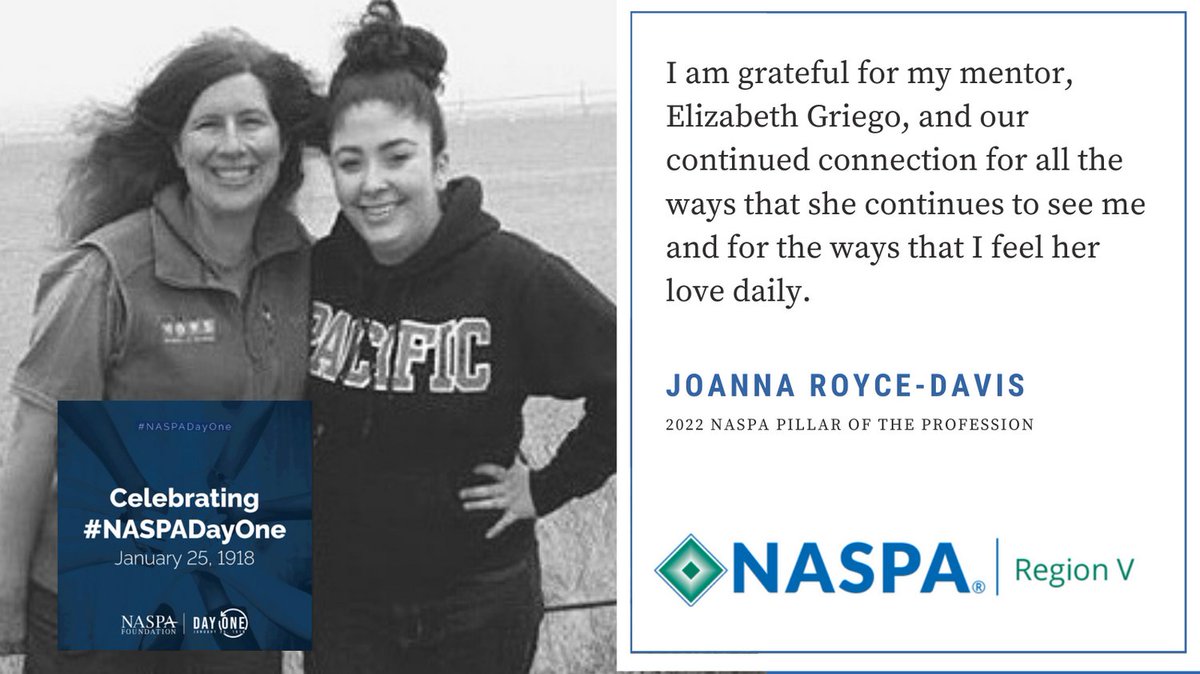 Join Joanaa by giving back and helping NASPA reach their $10,400 goal on #NASPADayOne naspa.org/events/naspa-f…

 #studentaffairs #givingback #donate #25onthe25th #give104 

 #studentaffairs #givingback #donate #25onthe25th #give104