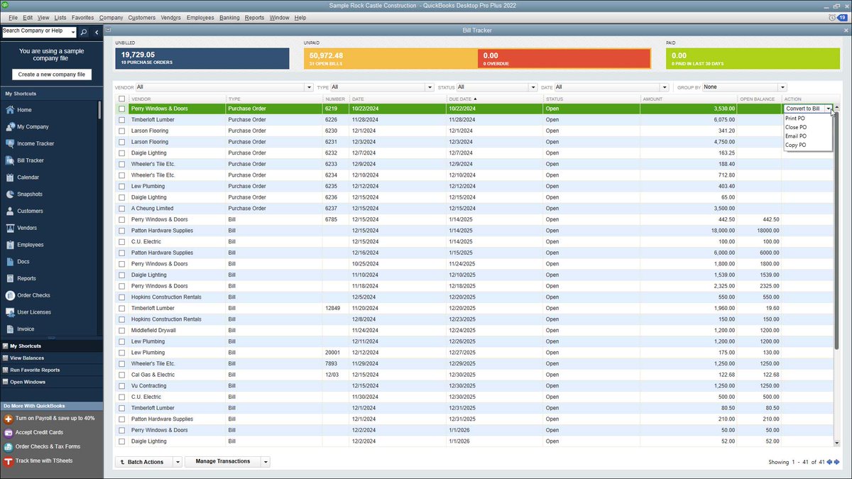 teachucomp's tweet image. The Bill Tracker in #QuickBooks Desktop Pro makes it easier to create and process payables and purchase orders.
#quickbookstraining #QUICKBOOKSTUTORIAL
teachucomp.com/the-bill-track…