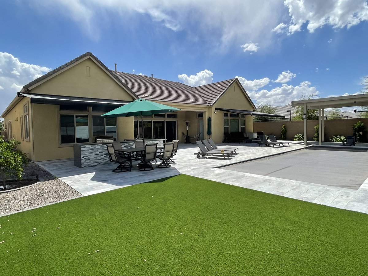 AZSunSolutions's tweet photo. Not only will a retractable patio awning provide much needed shade in your backyard, they are available in a wide variety of styles and colors to add a beautiful design element to your home!

Contact us for a FREE Estimate👇:
☎️ (623) 810-2741

#azsunsolutions #awnings #phoenixaz https://t.co/hwSZ2YG01b