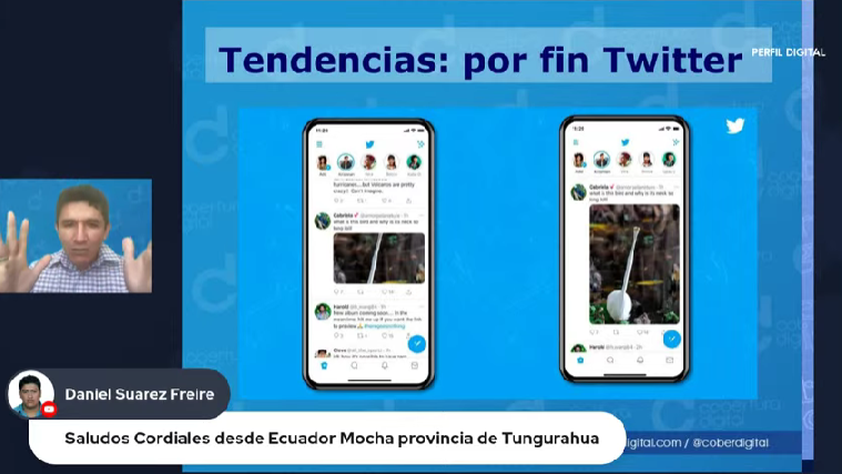 PerfilDigital's tweet photo. En este momento @coberdigital da su visión sobre las tendencias móviles y argumenta por qué debemos pensar en vertical. 

LIVE: https://t.co/0wwuGd0xDW https://t.co/k0gsyLJbRd