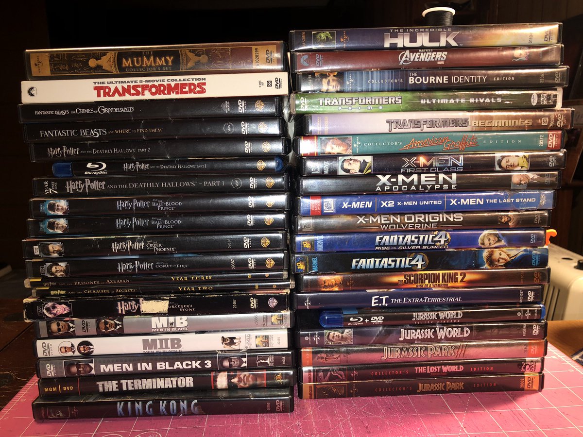 KandiSamples's tweet photo. Before every trip I do my own personal movie marathon. After the list we made yesterday I realized that I stream most of the Universal movies. But here’s the start, gonna watch all these movies before my trip. Feb 3-6 @UniversalORL #UniversalAtHome https://t.co/nyKwqPww0X