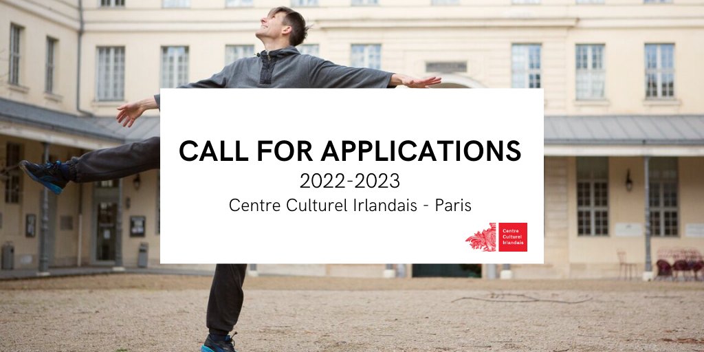 cc_irlandais's tweet photo. Romilly Walton Masters Residency for Experimental Performance
🟥 A quick reminder that you can now apply for this award supported by the Centre Culturel Irlandais and @dublinfringe Festival.

Deadline: 11 February 2022 
Discover the guidelines: https://t.co/UFdU2DDrsm https://t.co/kSwI4YL8BQ