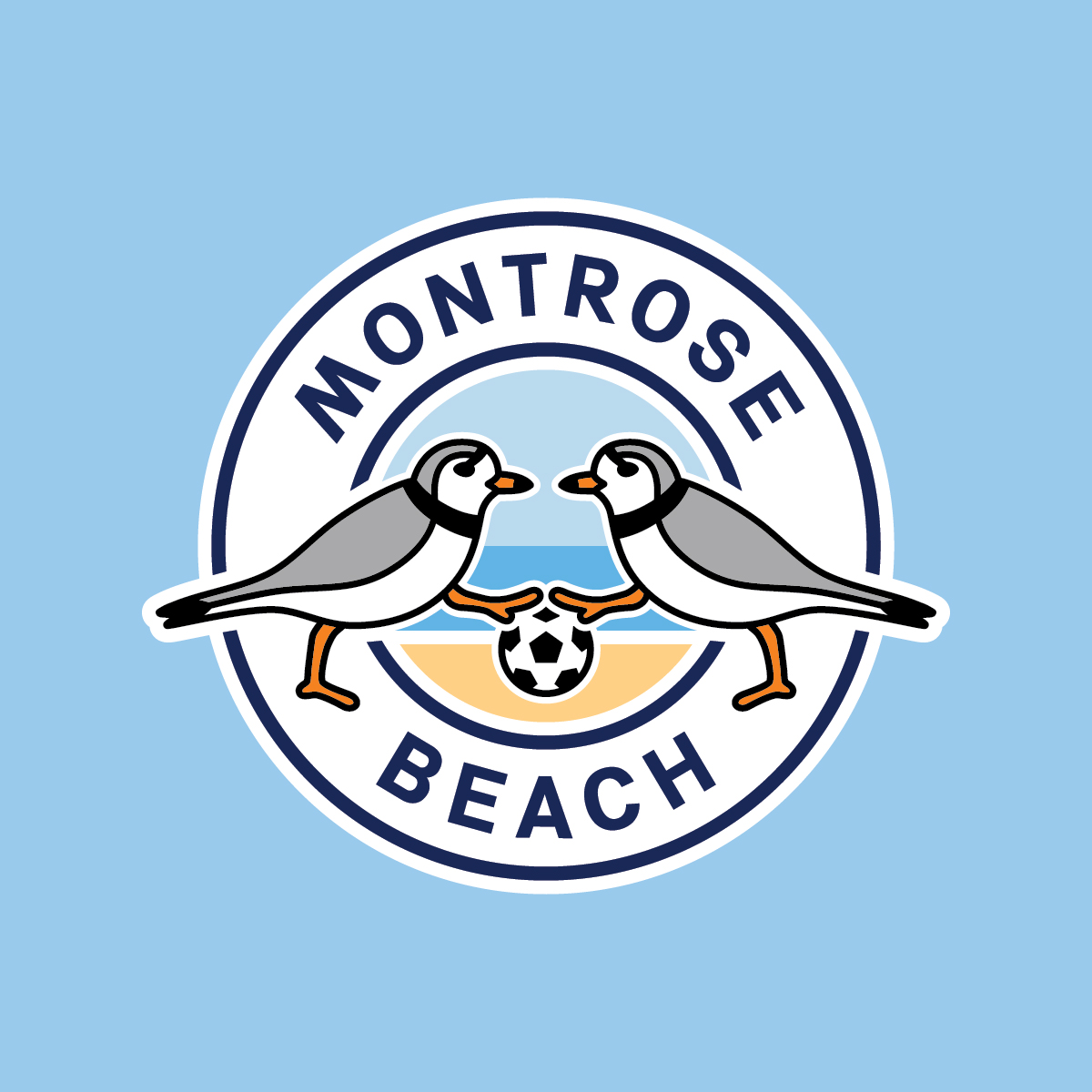 We're extremely proud to reveal our latest project, Montrose Beach FC. Part of the just-launched Ball &amp; Feather brand (which we also designed the logo for!), MBFC celebrates an endangered species of birds that unexpectedly made Chicago their home in 2019.