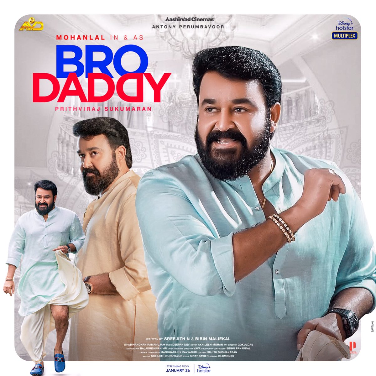 iamrajesh_pov's tweet photo. #Brodaddy A Film Gone Satisfy Every Set Of Audience , For Sure♥️ Jhon Kattadi , Esho John  Kattadi Is Coming🙂 Tonight @DisneyPlusHS

@Mohanlal  #Mohanlal https://t.co/LfhgvYIHEr