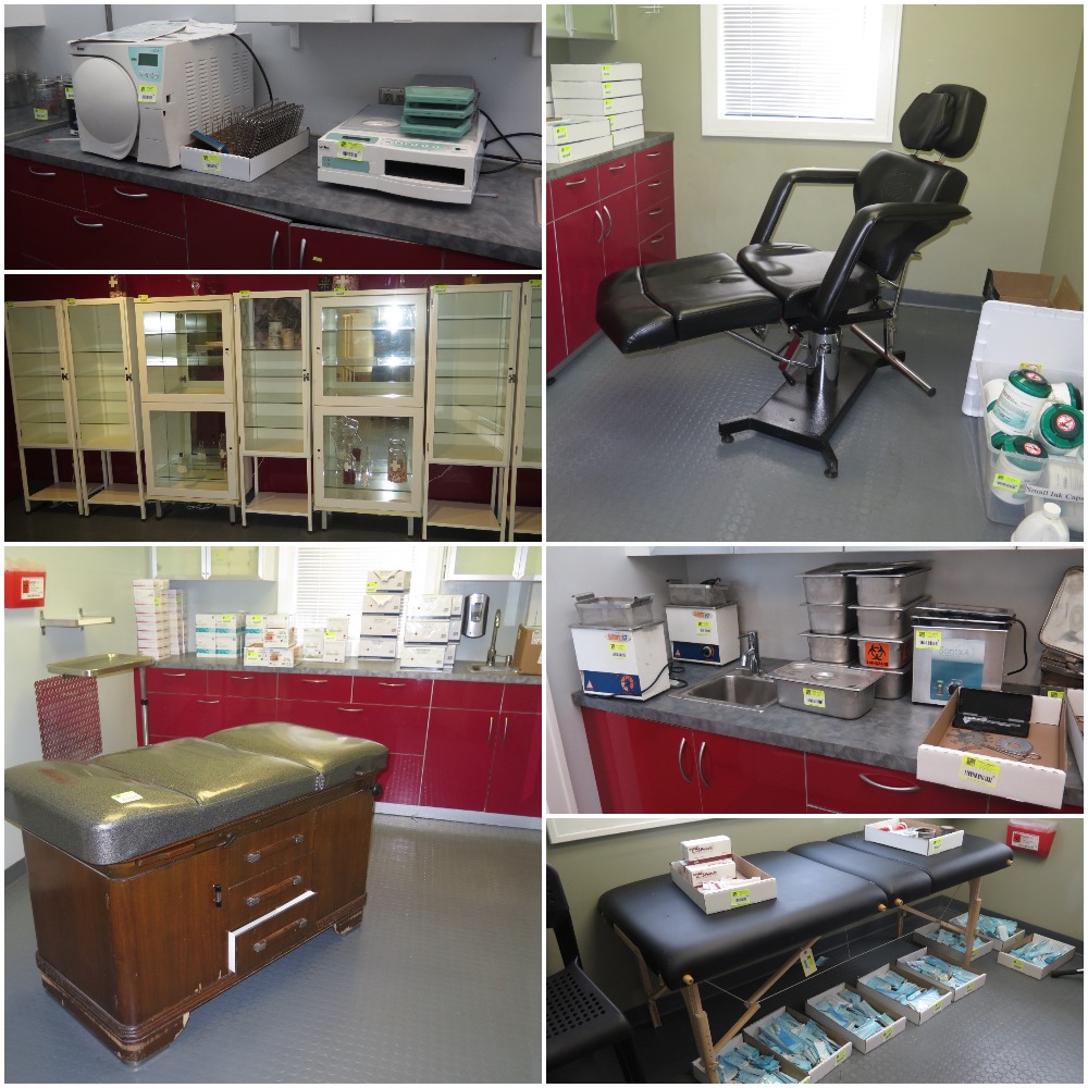 AuctionMasters's tweet image. Saint Sabrina&apos;s Tattoo &amp;amp; Piercing Studio - All must go. View the auction here: auctionmasters.com/auctions/detai…