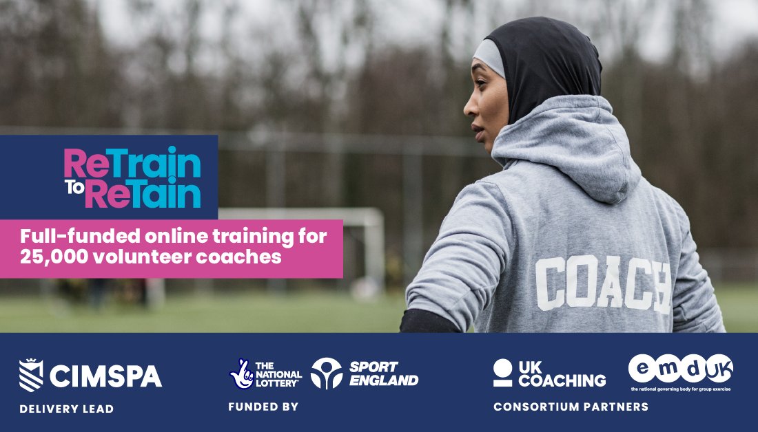 _UKCoaching's tweet image. We recognise the importance that volunteer coaches have on keeping the nation active. That’s why we are providing funded support packages for coaches and those involved in sport and physical activity 

#ReTrainToReTain 🏅

Apply now 👉👉👉 bit.ly/3KEai4q
