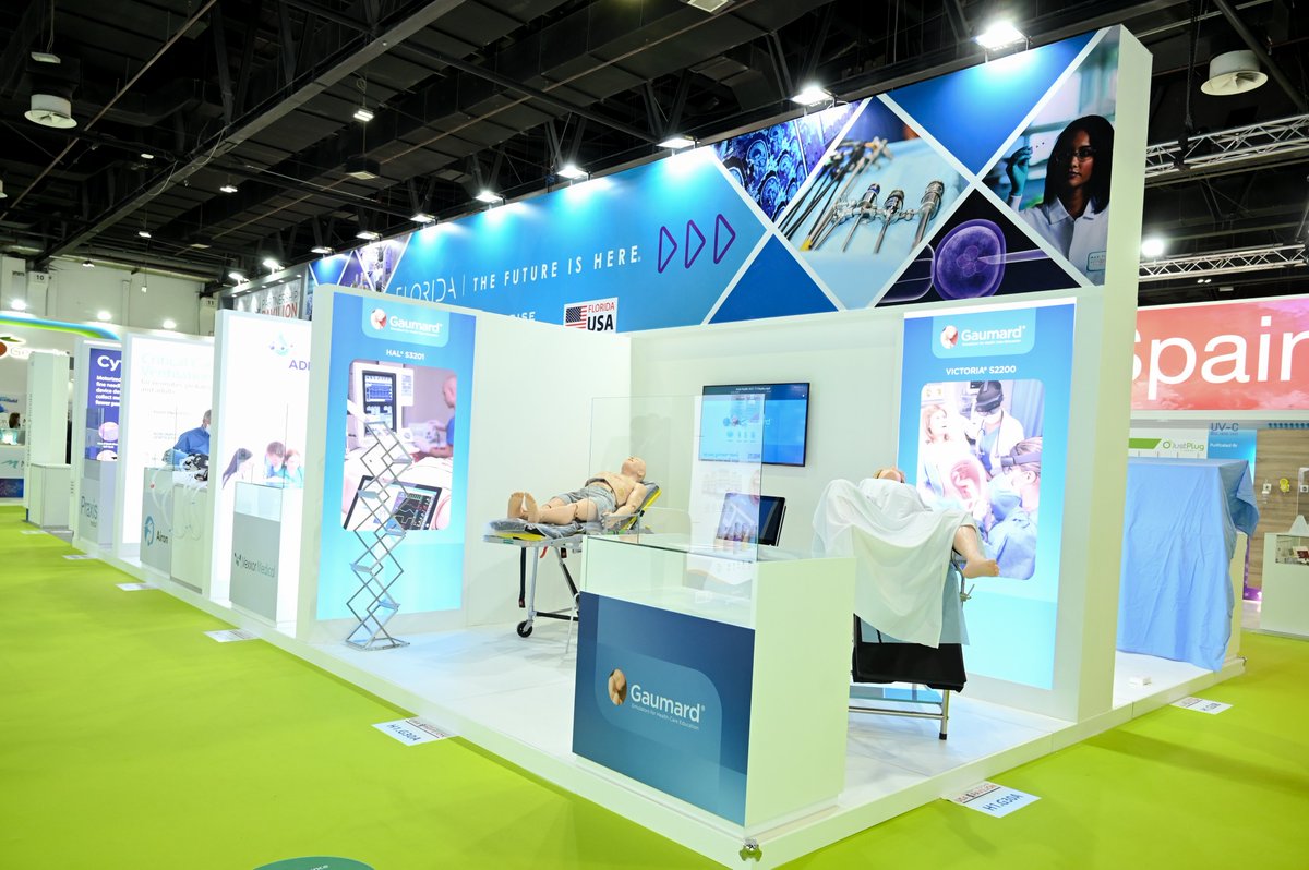 KallmanCS's tweet photo. Our @KallmanCS #custombuilds at @Arab_Health are looking great! Take pride in owning an event #destination that’ll stop visitors in their tracks and #jumpstart those sales conversations.

Pictured: @EnterpriseFL, The Brewer Company, Sanrai International, and @Gdecd

#healthcare https://t.co/UPnEkevM6C