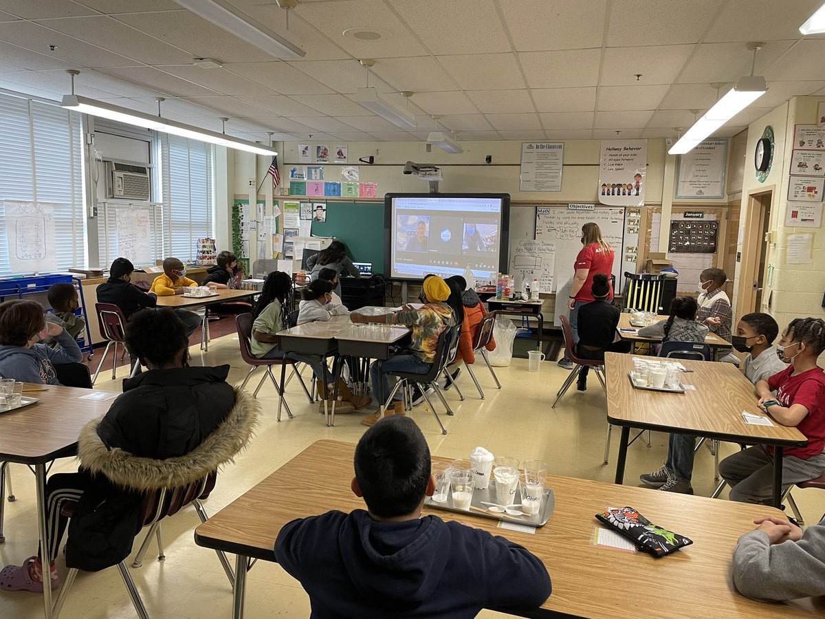 Ms. Barber’s class went on a virtual field trip to Port Discovery. They are testing two different slim recipes and learning about polymers. <a href="/GlenmarES/">Glenmar ES</a>