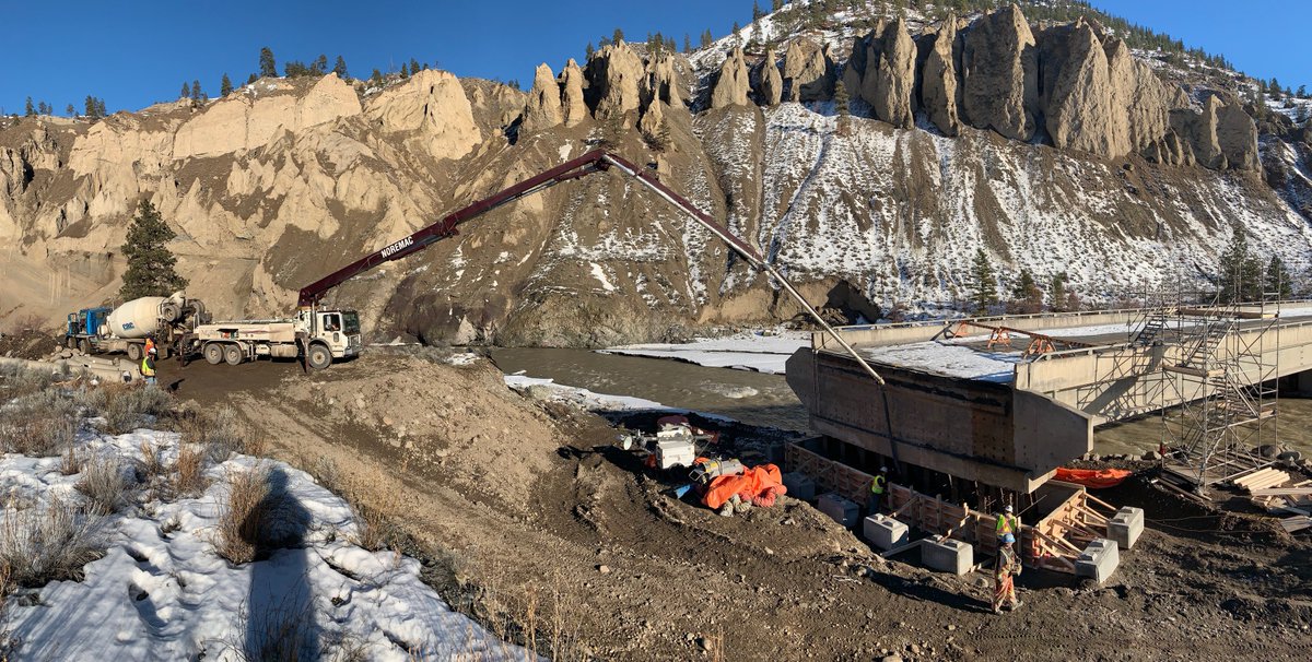 QConstructors's tweet photo. Quattro is proud to be part of the effort to restore access and reconstruct the impacted areas from the November 2021 floods along Highway 8 in Spences Bridge, BC within the traditional territory of the Cooks Ferry Indian Band. 

#PartneringforSuccess #QuattroCrew #BC https://t.co/6sKsl9IHYP