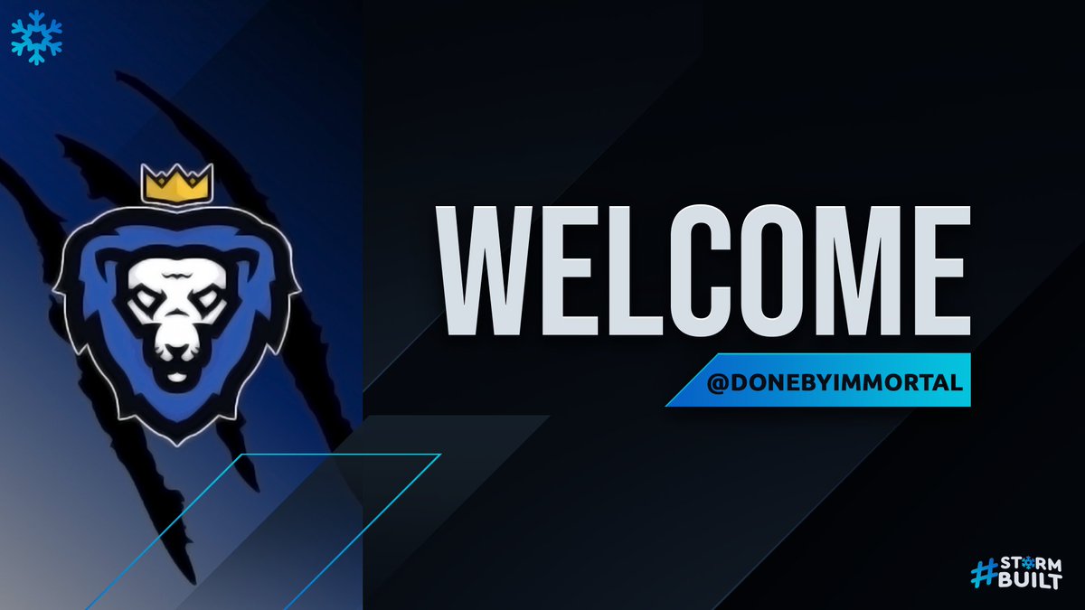 FRZUnit's tweet image. Welcome back @DoneByImmortal to the Storm as our newest general manager! 

Learn more about our management here; 
snowstormgg.com/management/

#StormBuilt❄️