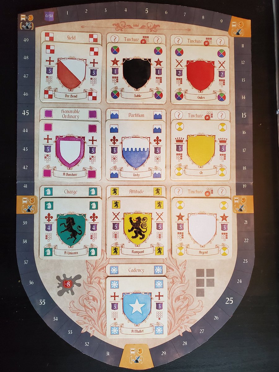 _dave_conklin's tweet photo. The #Blazon campaign may be over but work continues... Finished a mobile app prototype that lets you quickly replicate your final board with a few clicks and render the results! #emblazoned #heraldry https://t.co/8sQjYzX2Yi