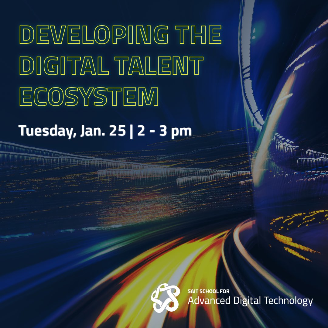 Thrilled to share I’ll be hosting this exciting virtual event at 2 pm this afternoon. Join us for a bold, unscripted conversation as SAIT leadership talks about digital transformation. #HereAtSait #Calgary 
sait-ca.zoom.us/webinar/regist…