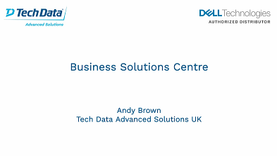 Andy Brown, Technical Services Director, Advanced Solutions at Tech Data UK, explains how our Business Solutions Centre can strengthen your channel relationships. Watch here: tdas.so/2526EE
