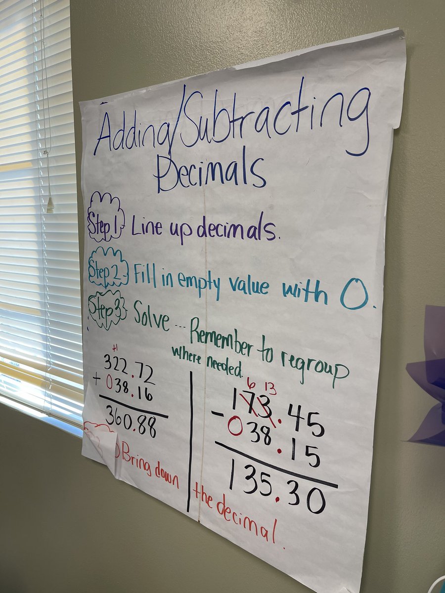 Ebony Burdett, @lifecedarhill 4th grade math teacher, rocking her small group today!  <a href="/jillbjoy/">Jillian Stanley</a> <a href="/talbert_angie/">Angie Talbert</a> #addingandsubtractingdecimals #LifeLeader #Together