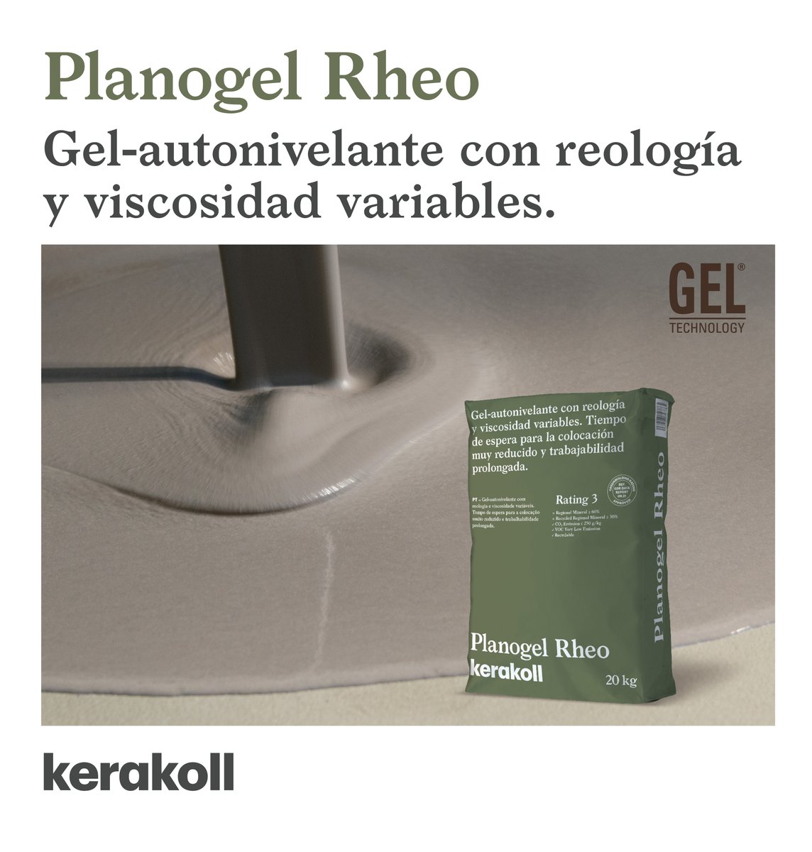 Kerakoll presenta 𝐏𝐥𝐚𝐧𝐨𝐠𝐞𝐥 𝐑𝐡𝐞𝐨, el primer gel-autonivelante universal con reología y viscosidad variable.
Más información: bit.ly/3tZmjvw
Mira el vídeo: bit.ly/3qZgLPH

#𝐏𝐥𝐚𝐧𝐨𝐠𝐞𝐥𝐑𝐡𝐞𝐨 #𝐤𝐞𝐫𝐚𝐤𝐨𝐥𝐥