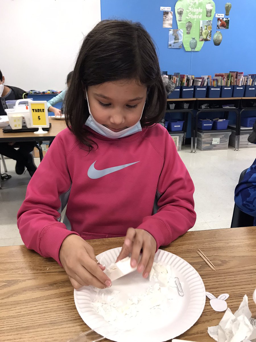 JacobAIGNTES's tweet photo. Discovering that whittling is harder than it looks. Glad we didn’t have to whittle a crutch like Crane-man. #ASingleShard @NewTownESNC https://t.co/Y5sslzENqj