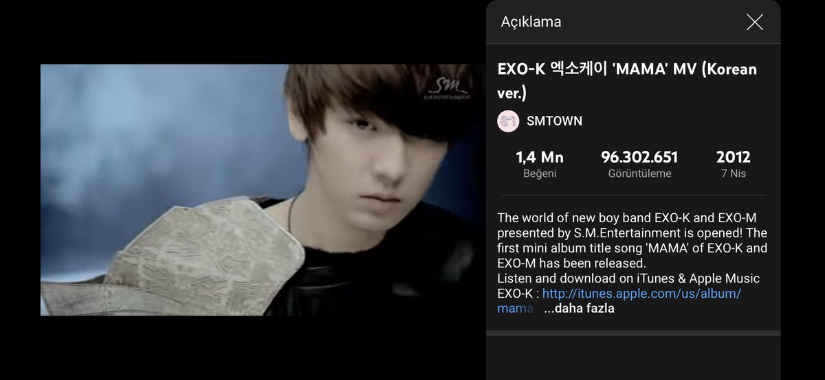 knkexo1's tweet photo. 📣📣 S T R E A M T I M E 📣📣
#Mama_100M
#Power_100M
#DFTF_100M
#MadeInYou
@weareoneEXO https://t.co/nI8QqHAgbW