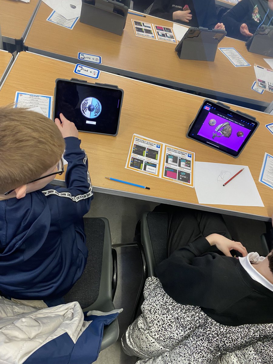 NLDigitalSchool's tweet photo. P6/7 were learning about Vikings, we created&exported GIFS on Keynote, with a shield of our choice. We then made our own Viking shields to animate @CarbrainPrimary @JillWoodward20 @DigiLearnScot @DB_AKODS @oneilljdo #digilearnscot #appleedu #appleteacher #digitalskills #digichat https://t.co/BfCZk57uC0