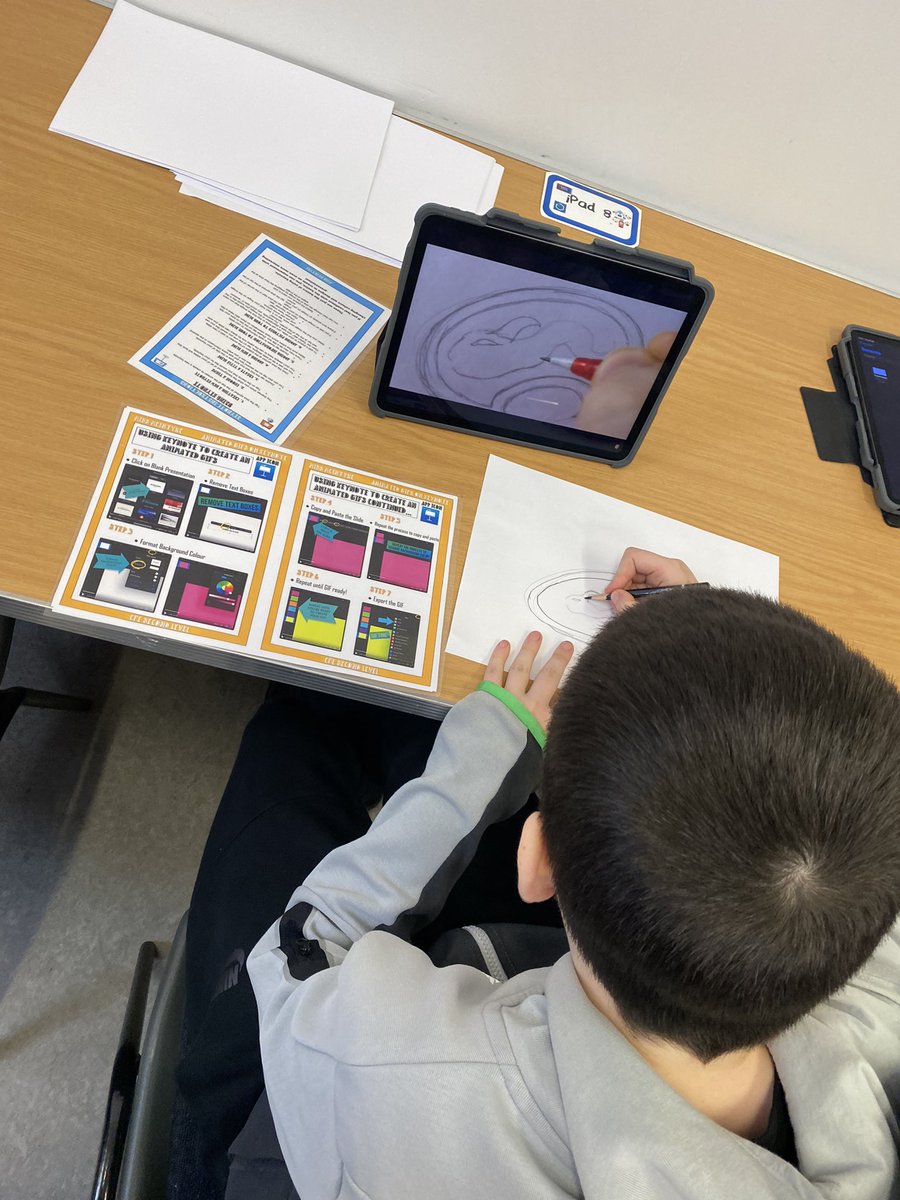 NLDigitalSchool's tweet photo. P6/7 were learning about Vikings, we created&exported GIFS on Keynote, with a shield of our choice. We then made our own Viking shields to animate @CarbrainPrimary @JillWoodward20 @DigiLearnScot @DB_AKODS @oneilljdo #digilearnscot #appleedu #appleteacher #digitalskills #digichat https://t.co/BfCZk57uC0
