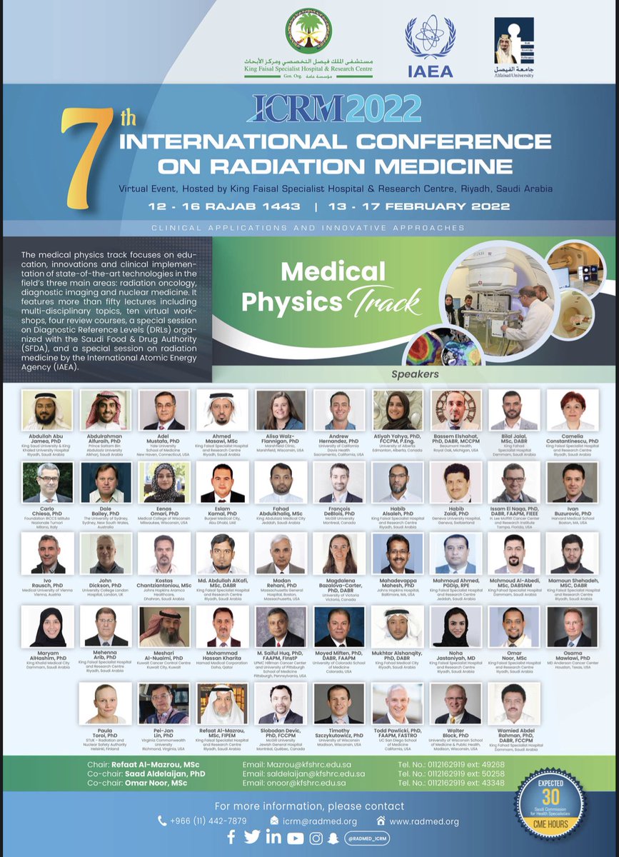 Eenas Omari, Ph.D., DABR (@dreenasomari) on Twitter photo I’m honored to be invited as a distinguished speaker at @radmed_ICRM. <a href="/aapmHQ/">American Association of Physicists in Medicine</a> I will be conducted a series of lectures on Online MRI adaptive radiotherapy and US imaging. I’m exciting to see some of my role models participate. @BazalovaCarter <a href="/toddpawlicki/">Todd Pawlicki</a> <a href="/HuqedOnPhysics/">M. Saiful Huq, PhD, FAAPM</a> I’m honored to be invited as a distinguished speaker at @radmed_ICRM. <a href="/aapmHQ/">American Association of Physicists in Medicine</a> I will be conducted a series of lectures on Online MRI adaptive radiotherapy and US imaging. I’m exciting to see some of my role models participate. @BazalovaCarter <a href="/toddpawlicki/">Todd Pawlicki</a> <a href="/HuqedOnPhysics/">M. Saiful Huq, PhD, FAAPM</a>