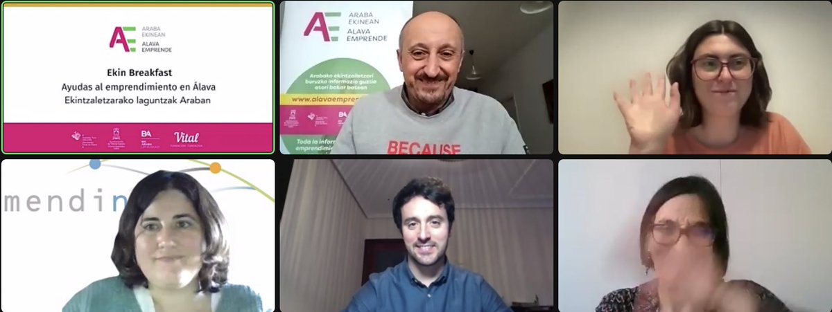 🙌 ¡Esto ha sido todo! Esperamos que este #EkinBreakfast os haya servido para dar un impulso a vuestro proyecto emprendedor.

En los próximos días colgaremos el vídeo en nuestra web.