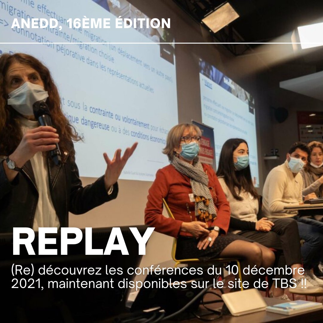 Bureau du Développement Durable (@b3dtbs) on Twitter photo Vous n’avez pas pu assister aux conférences du 10 décembre dernier ?
👉 Retrouver les replays des 6 conférences sur le site de <a href="/tbs_education/">TBS Education</a> et sur la chaîne YouTube de TBS
Merci aux intervenantes et intervenants !☺️
#ANEDD #TBSinspiringLife Vous n’avez pas pu assister aux conférences du 10 décembre dernier ?
👉 Retrouver les replays des 6 conférences sur le site de <a href="/tbs_education/">TBS Education</a> et sur la chaîne YouTube de TBS
Merci aux intervenantes et intervenants !☺️
#ANEDD #TBSinspiringLife