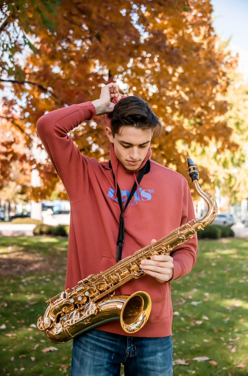 Next up, meet Bergen Peters! Bergen has been playing tenor for 1 year, and has been playing the saxophone for a total of 2 years! Come see Bergen and hear what years of music sounds like!!! TOMORROW @ 7PM. Can’t wait to see you there! 🎷👑