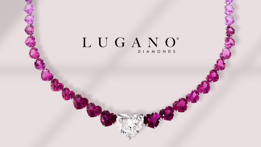 Lugano_Diamonds's tweet photo. Pink sapphires, diamonds and rubies live happily ever after in this enchanting interchangeable ombre necklace. https://t.co/wI1P9kQb6R