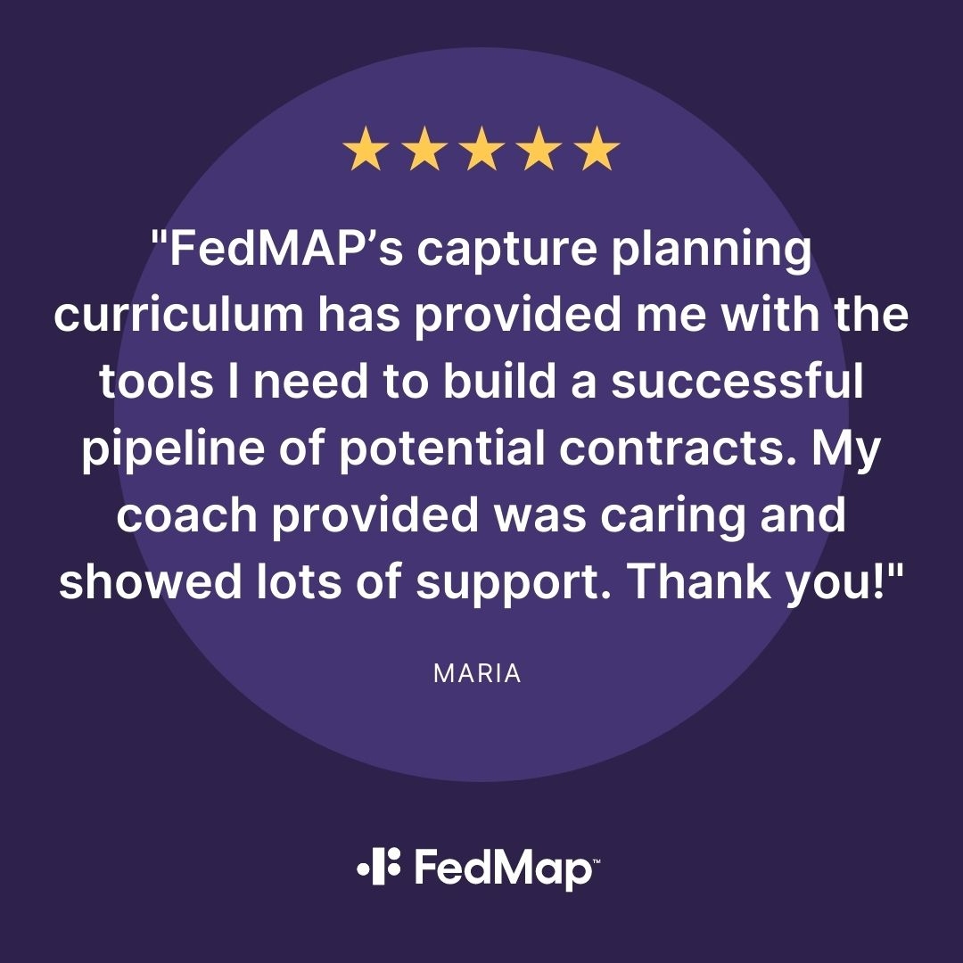 FedMAP's tweet photo. We love helping our members understand the world of government contracting, and we are excited for their future success. https://t.co/V1fwmUnlau