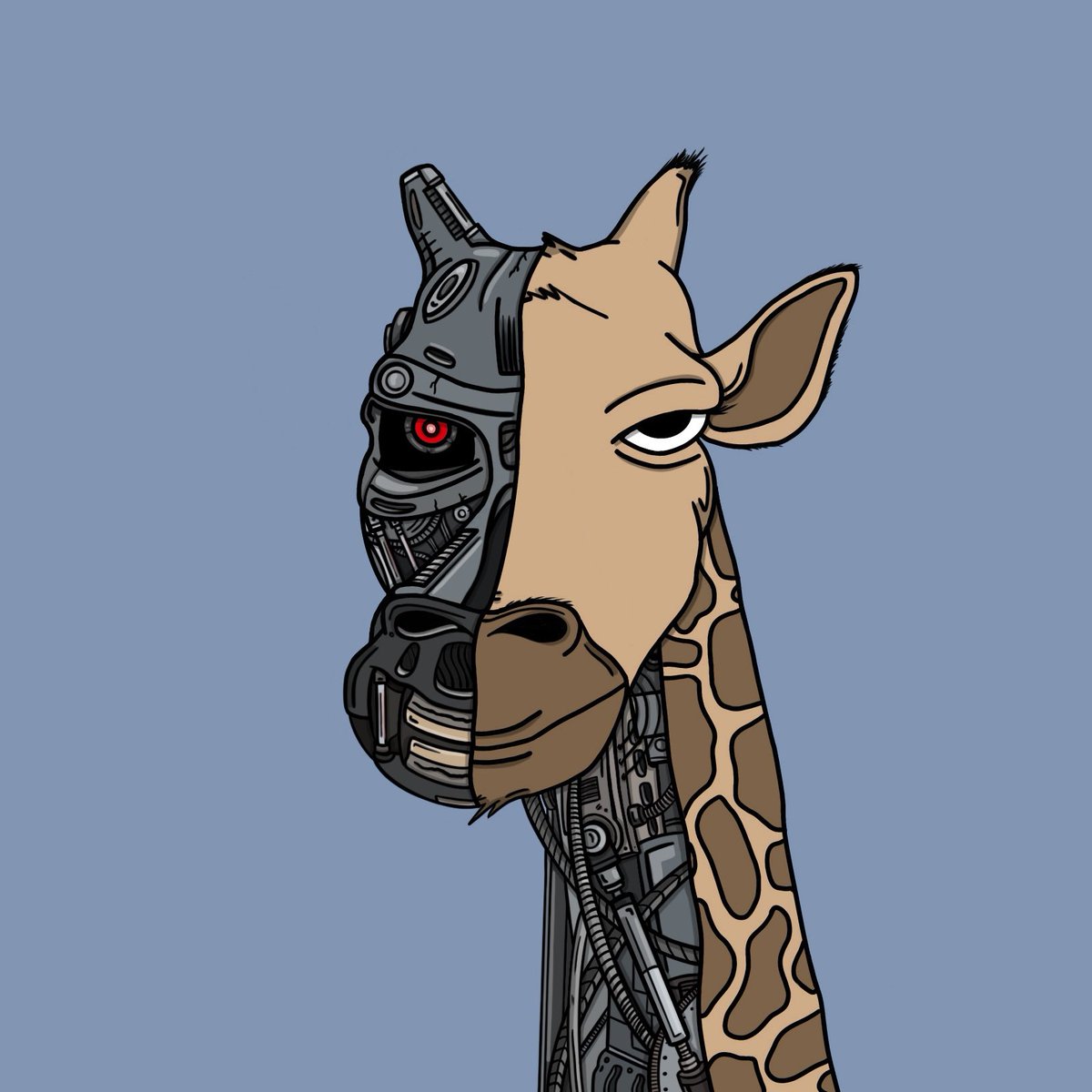 Time to terminate this Tuesday. Been so inspired lately, future projects are in motion. @ggiraffeclub is just the beginning. @TreasuryGiraffe @theDarthGiraffe 

#NFTartists #nftart #NFTartists #NFTCommunity