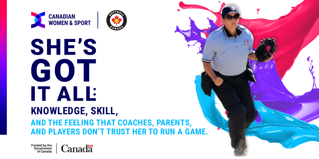 Women are under-represented in softball officiating. This sends the message to players that this career is out of reach. By providing positive leadership opportunities, organizers can nurture trust in women’s ability and make these roles more accessible. yourrole.womenandsport.ca