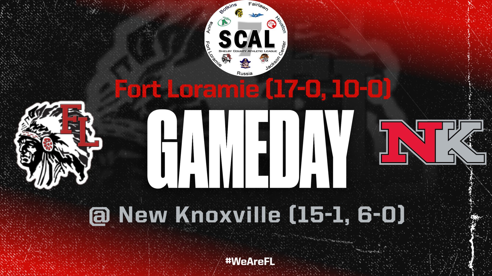 Fort Loramie Redskins on Twitter "Battle of the top teams in the SCAL