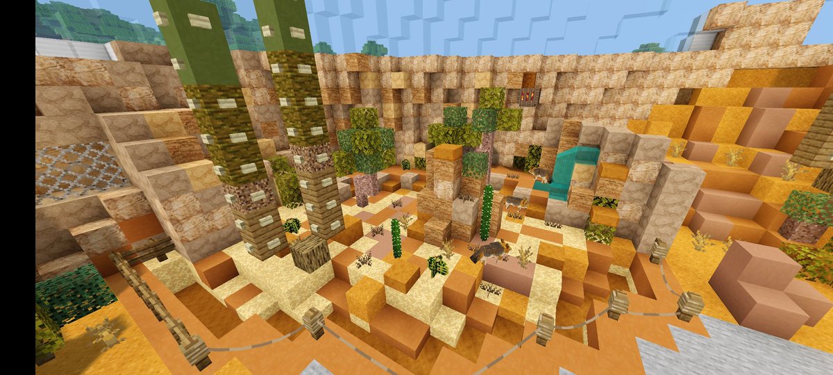 BrunoSa63621330's tweet photo. Bem vindos ao Grand Canyon!
Recinto dos Coiotes🐶, camuflados em meio as rochas e plantas. Bioma deserto🏜️ setor: Grand Canyon.
#yCreatures
@vitor32695769
@Gbiel_yBrothers https://t.co/BlfkNKgpQY