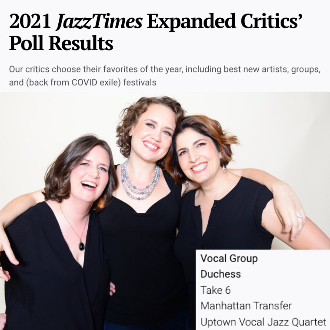 Thank you, <a href="/JazzTimes/">JazzTimes Magazine</a>! We are honored.