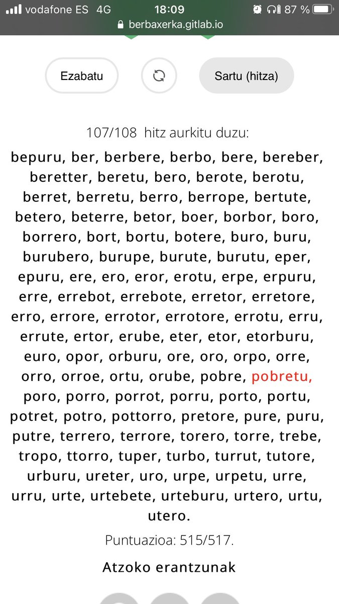 #berbaxerka Bat falta zait. Norbaitek dauka ?