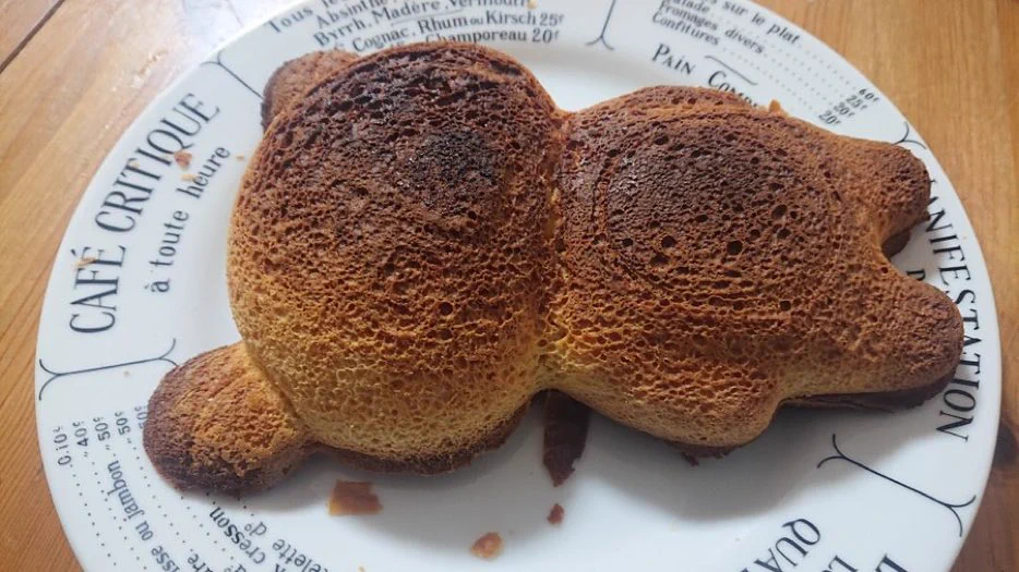 事件！？リラックマの型でホットケーキ焼いたら完全に焼死体ｗｗ