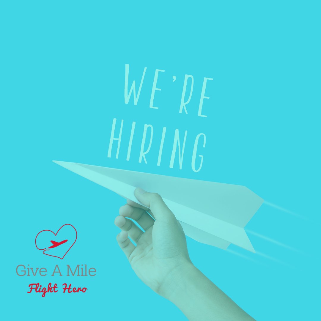 giveamile's tweet image. The Give A Mile team is looking for an Executive Director to join us, lead us, and help us grow successfully! 
Check out the full details of what we&apos;re looking for and apply today! ow.ly/qP8k30s8oyO