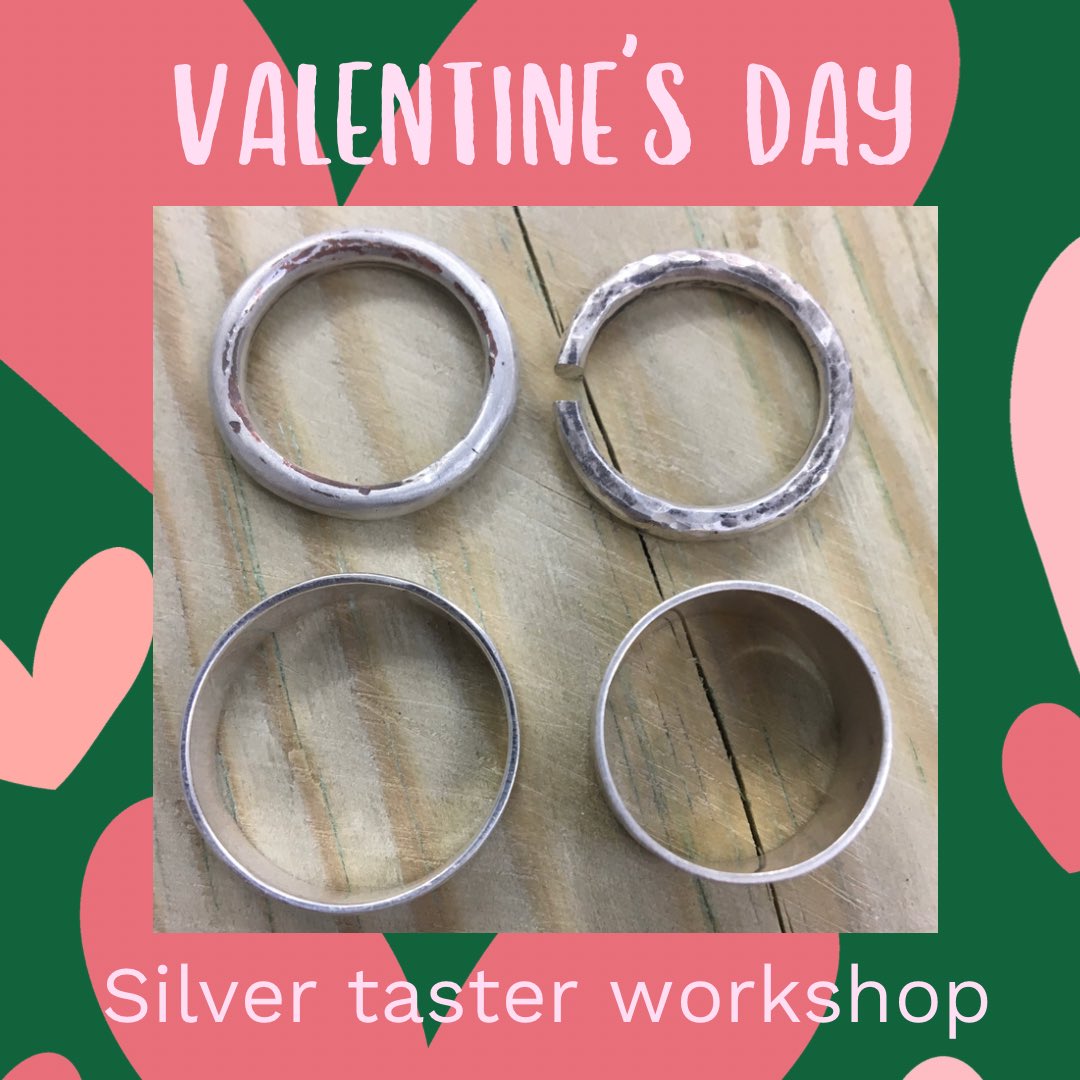 SeagullsPaint's tweet image. Looking for something a bit different to do on Valentine&apos;s Day? Why not book a pair of tickets for our silver taster workshop and create a beautiful pair of rings. #sayitwithlove #silversmithworkshop #seagullsworkshops #silversmith 
eventbrite.co.uk/o/seagulls-131…