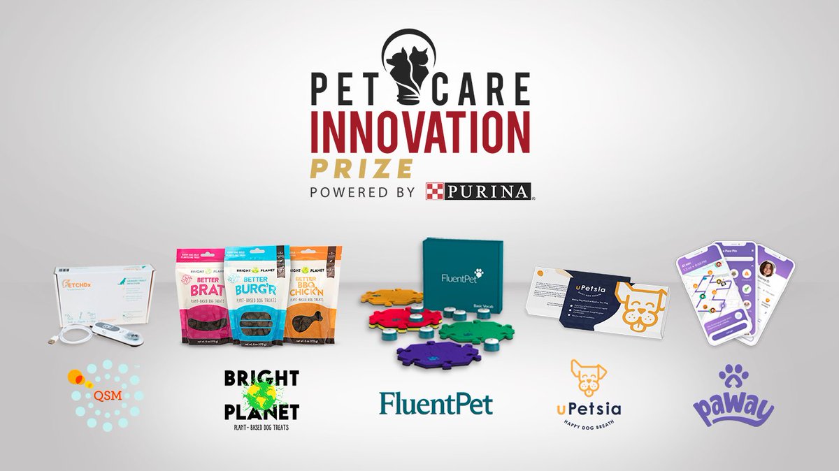👀 Have you seen who the next movers and shakers in the #petcare industry are?👀 

 🎉<a href="/Purina/">Purina</a> announces it's Top 5 Winners for the PetCare Innovation Prize 2022! 🎉

👉Check it out - newscenter.purina.com/2022-01-25-Pur…