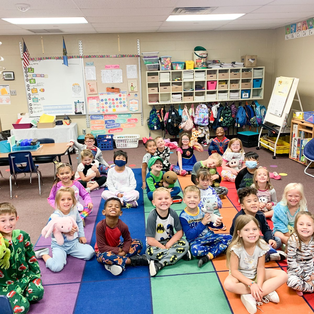 This happy group of Country Lane Primary first graders made us smile on this cold Tuesday! We hope it makes you smile, too! 😀