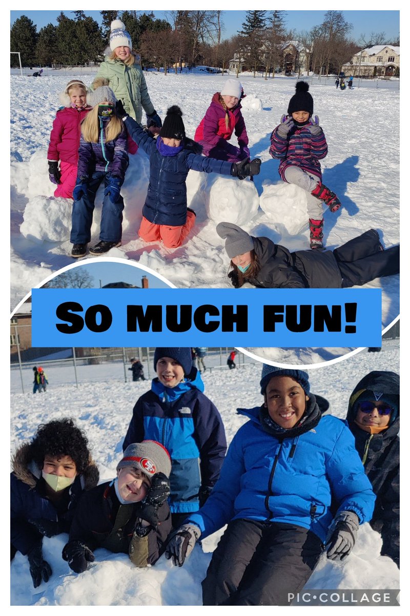 Grade3Me's tweet photo. Having fun making creations with the snow! https://t.co/Kw3rzm4TuF