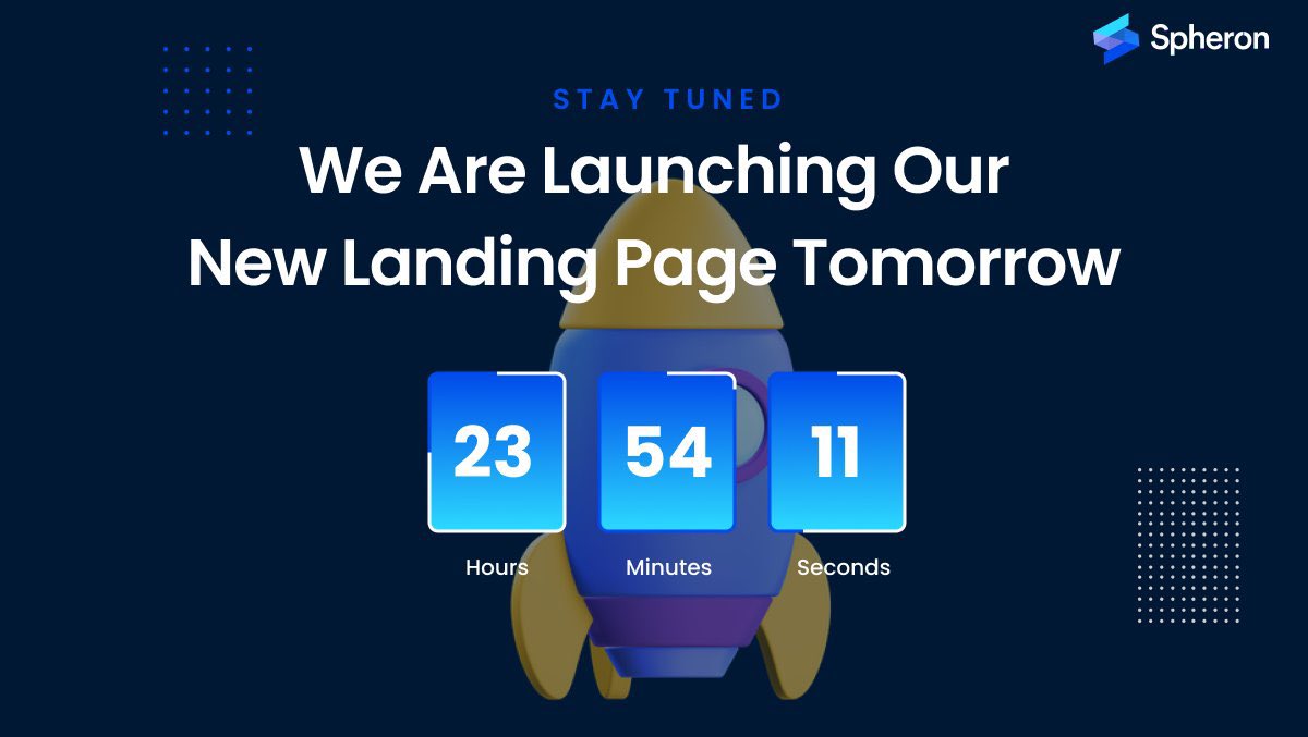 inimfonakpakwa's tweet image. Great news!! 🎉 
@SpheronHQ will be launching its landing page tomorrow. 
This is one of the many projects on its rebranding journey. #web3 #DeCloudYourself #Developers #Spheron 

The countdown has begun.