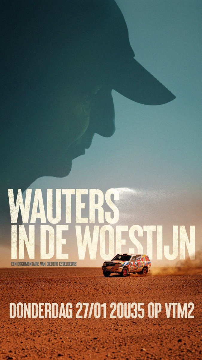 Blij om mijn steentje bij te dragen aan deze docu. Zware montage, maar nog zwaardere #Dakar race voor ⁦Koen Wauters⁩ en co. Donderdag 20u35 op #VTM2