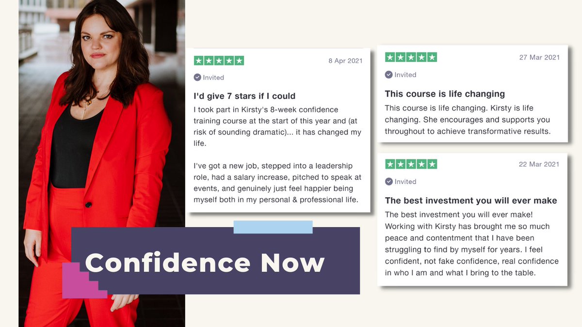 HI GANG. I'll be launching my next Confidence Now program in the next week or so or WHENEVER MY TEAM CAN PIN ME DOWN. If you are interested in hearing more, you can fill out this form, and be MAGICALLY EMAILED all the information and a discount. 

bit.ly/confidence-now…