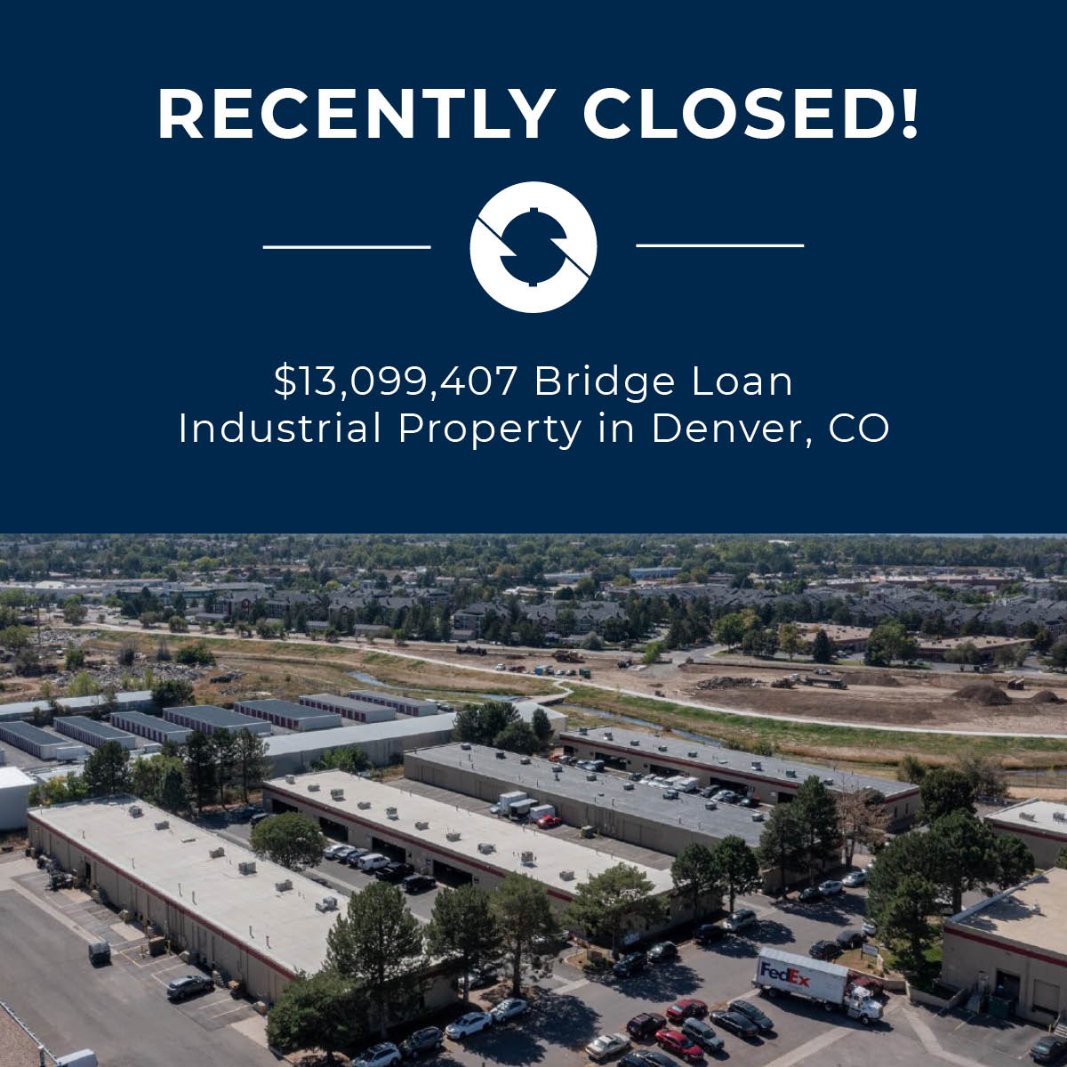 Money360's tweet photo. Money360 funded a $13,099,407 acquisition financing for an industrial property. Money360 provided a custom-tailored loan structure that provided flexible future funding. Certainty of execution was key to the borrower. 

Loan details: https://t.co/VBje7NtaS6

#realestate https://t.co/GyxOwSbuEe